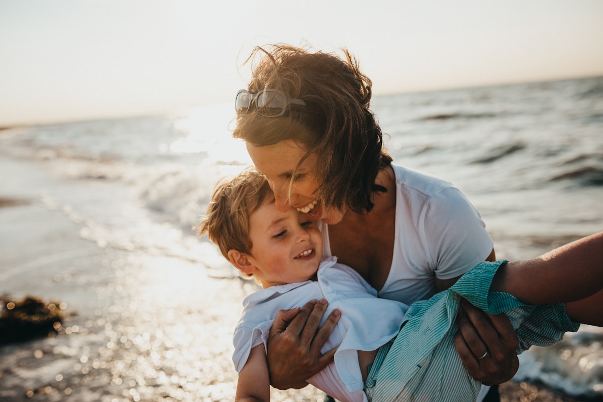 A parent and child — the people your life insurance is meant to protect